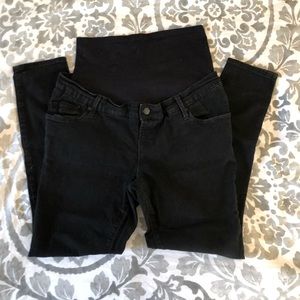 Old Navy Maternity Rockstar Jeans - Black - Full panel